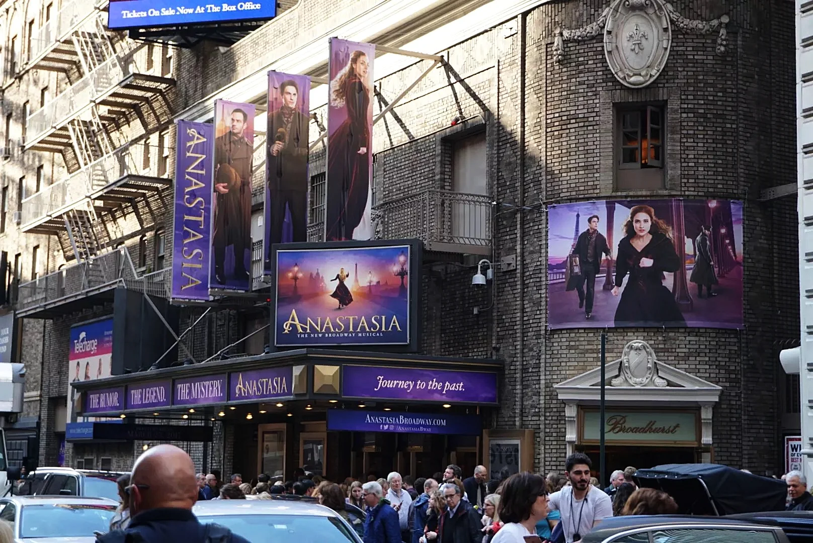 Thursday April 13th 2017. Broadhurst Theatre, Times Square.