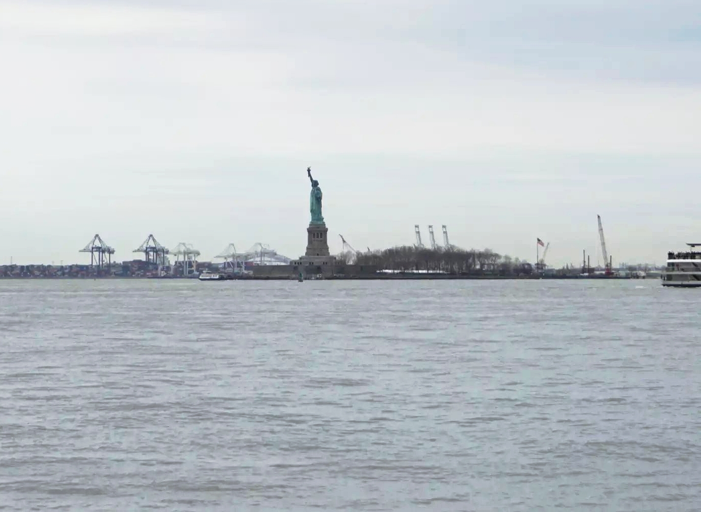 Saturday April 15th 2017. Statue of Liberty