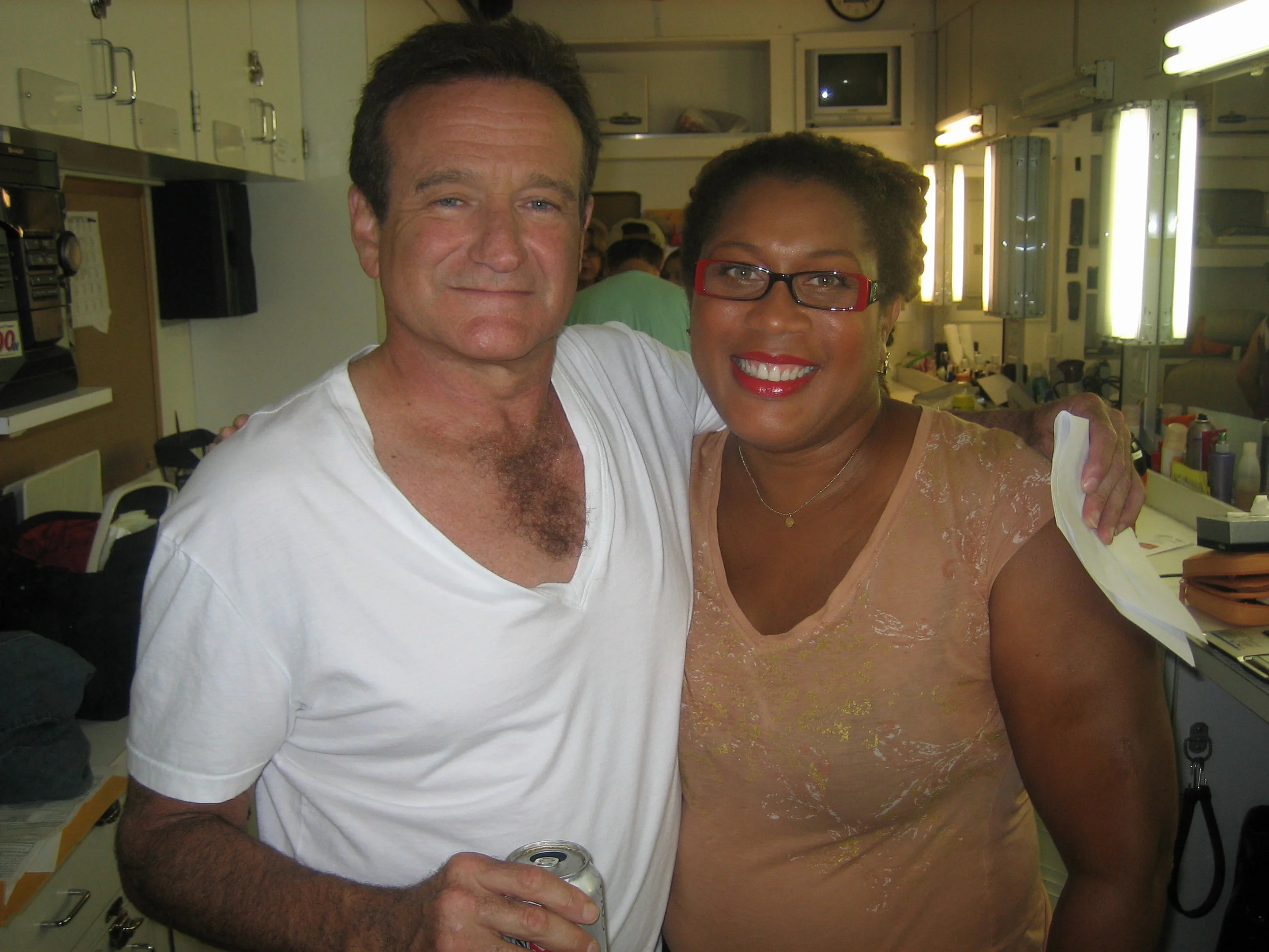Robin Williams - in his motor home