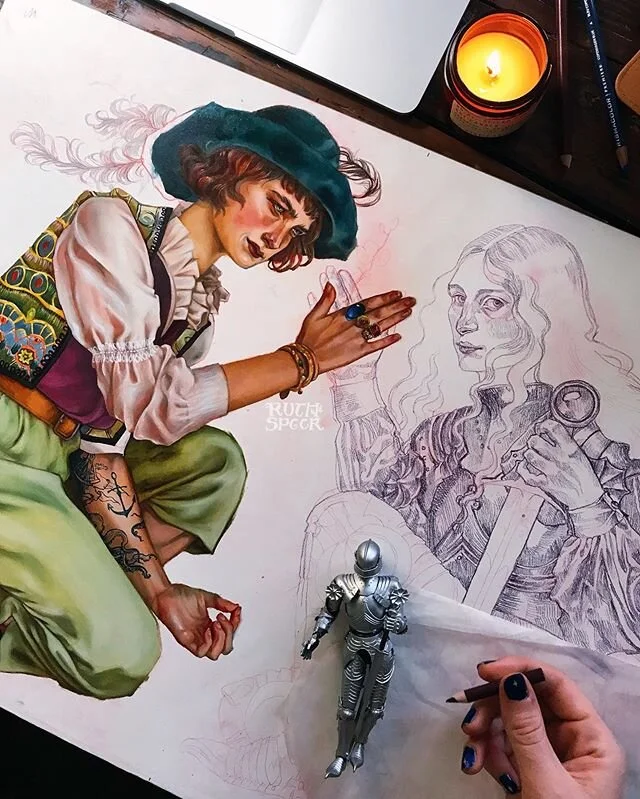 Good morning 🍵✨🌜my day so far: lemon ginger tea, headphones, candles, phone on do not disturb, work work work. Stretch, change playlist, twenty minute break, rinse, repeat. I woke up to snow this morning. Wherever you are, I hope you speak kindly to yourself today ♥️
.
“When you are in the middle of a story it isn't a story at all, but only a confusion; a dark roaring, a blindness, a wreckage of shattered glass and splintered wood; like a house in a whirlwind, or else a boat crushed by the icebergs or swept over the rapids, and all aboard powerless to stop it.

It's only afterwards that it becomes anything like a story at all. When you are telling it, to yourself or to someone else.” • Margaret Atwood, Alias Grace