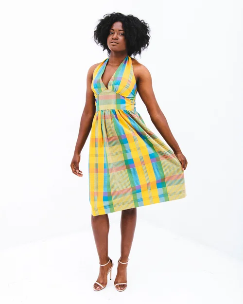 Madras Midi Halter  Nandi