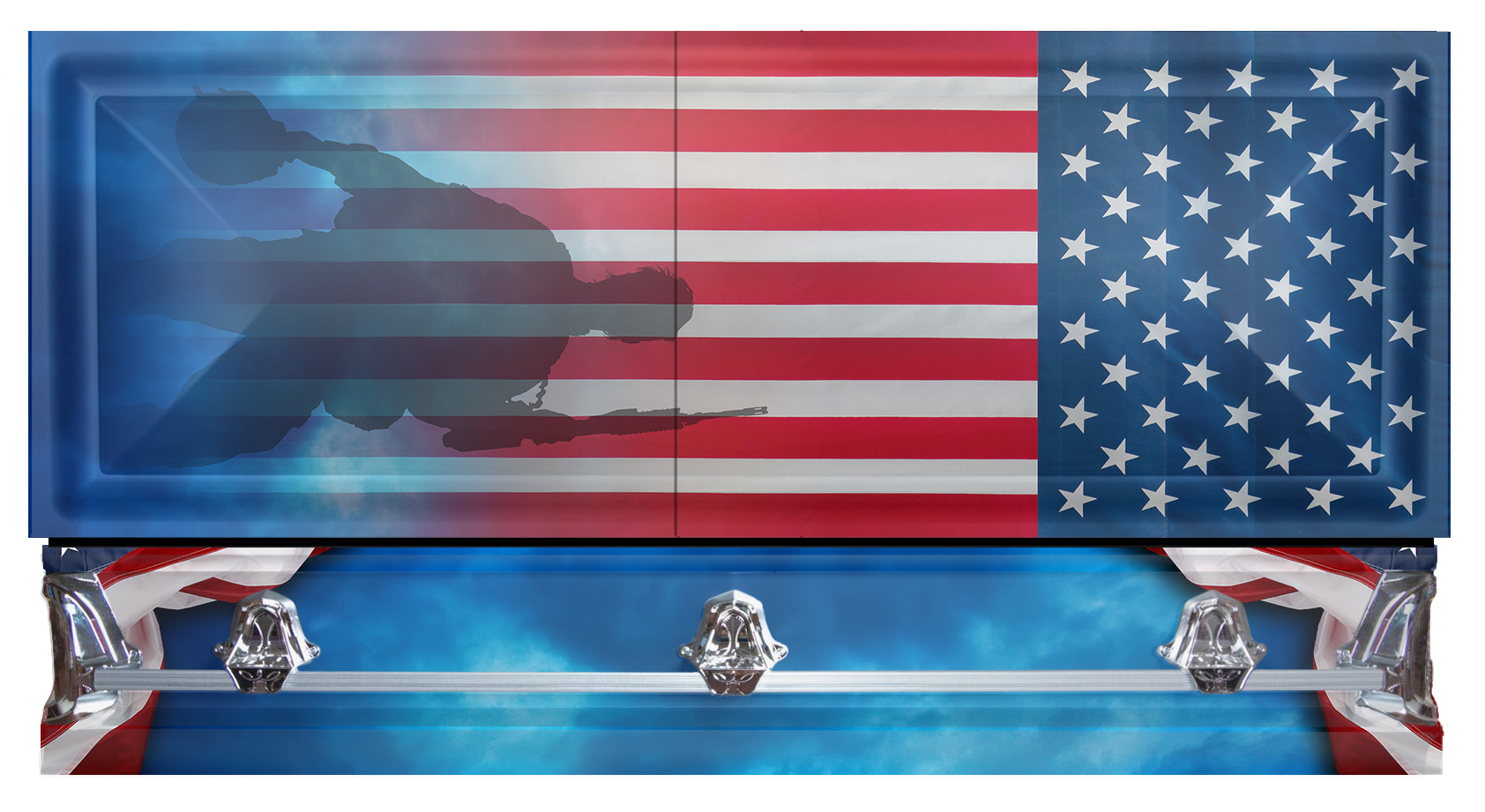 Patriot Casket Side and top view.jpg