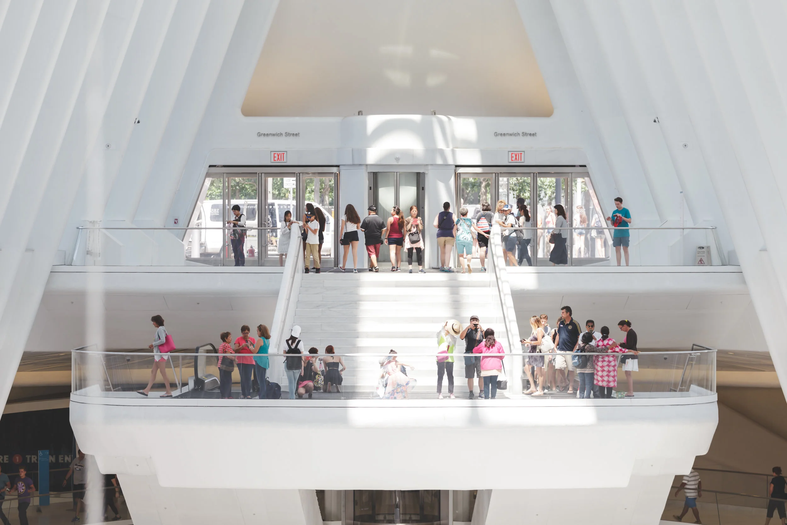 After September 9, 2001, the World Trade tragedy, there was a team of architects whose only goal was to recreate something new and meaningful. They mapped up a plan of what they wanted ground zero to look like and decided that a new building and a memorial in the place of the two towers would serve the thousand lost well. As of July 2017, this memorial ground is composed of the 104 story Freedom Tower, smaller buildings nearby for workers and two waterfalls filled with the names of the people whose lives were lost during the terrorist attack that ended in the falling of the "Twin Towers". I must say this place is just beautiful! One place that stands out the most to me is the most recent structure completed, The Oculus. As expected this place is a tourist attraction. There is never a time when this place is empty because the Oculus is also connected to the Flatbush train station, which is a stop that all trains must pass through. Due to this constant flow, there has been the recent implementation of stores and events to allow companies to promote and increase product sale. So it is both a mall and a beautiful attraction.