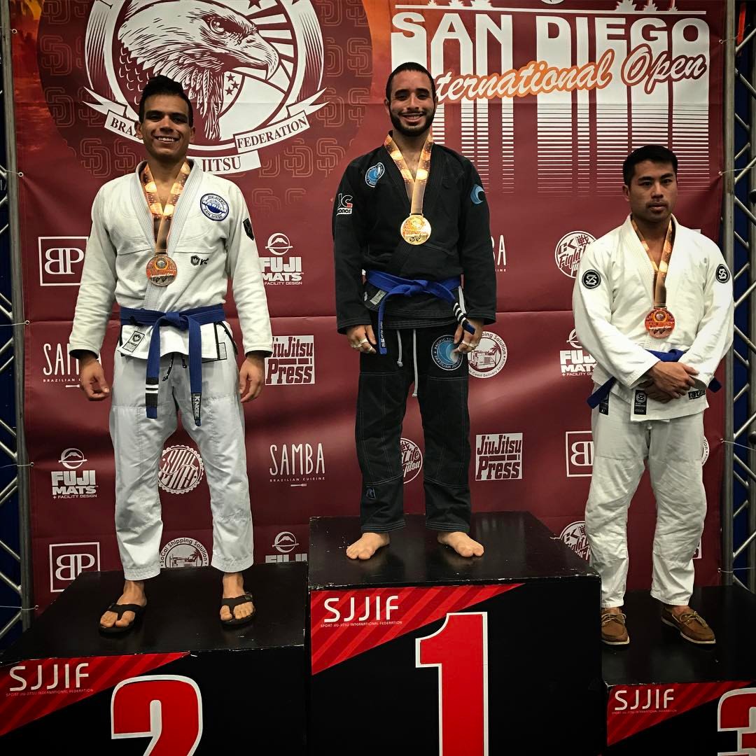 Pacific Top Team Brazilian Jiu Jitsu Student in Corona gets double gold in San Diego.jpg