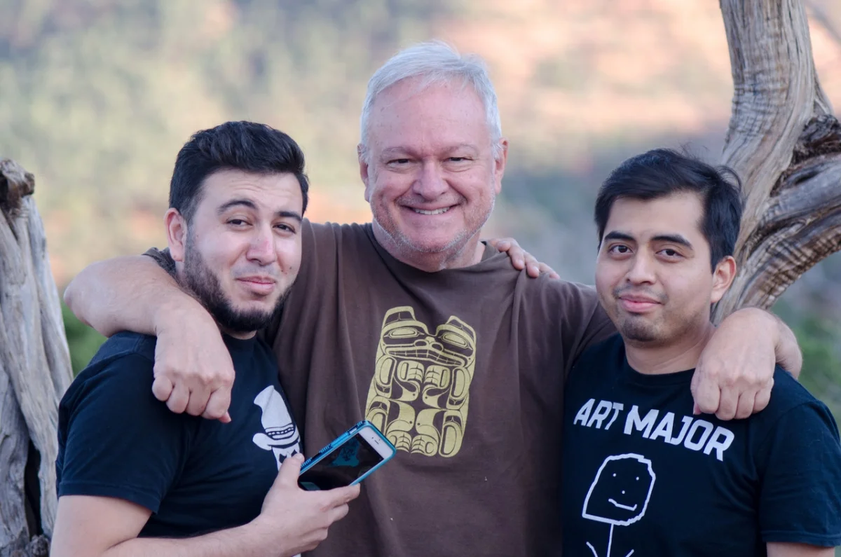 Ramon-Aguirre-Ted-Decker-Rigo-Flores-in-Sedona-with-Pedro.jpg