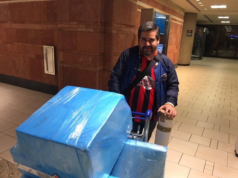  Daniel Alcala arrives in Phoenix for his Artist Residency and Exhibit, 12-14-15 