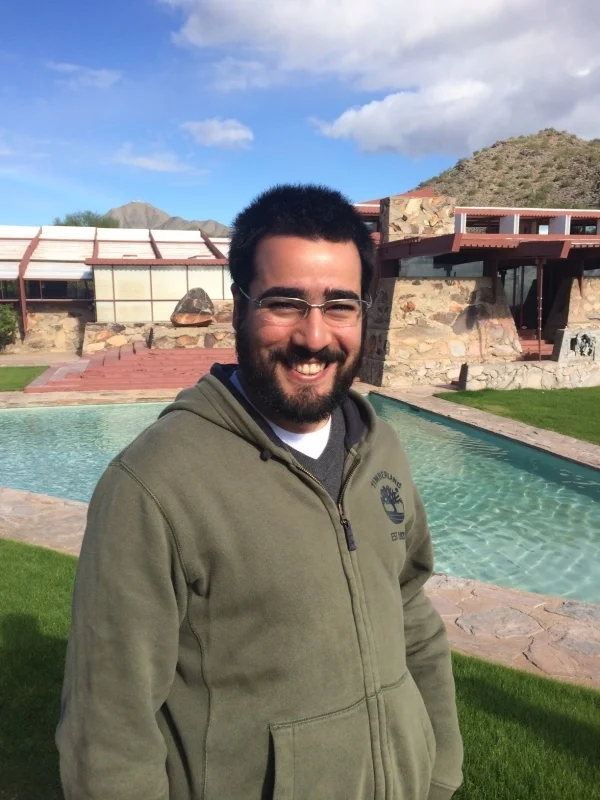  Felipe at Taliesin West  12-18-14 