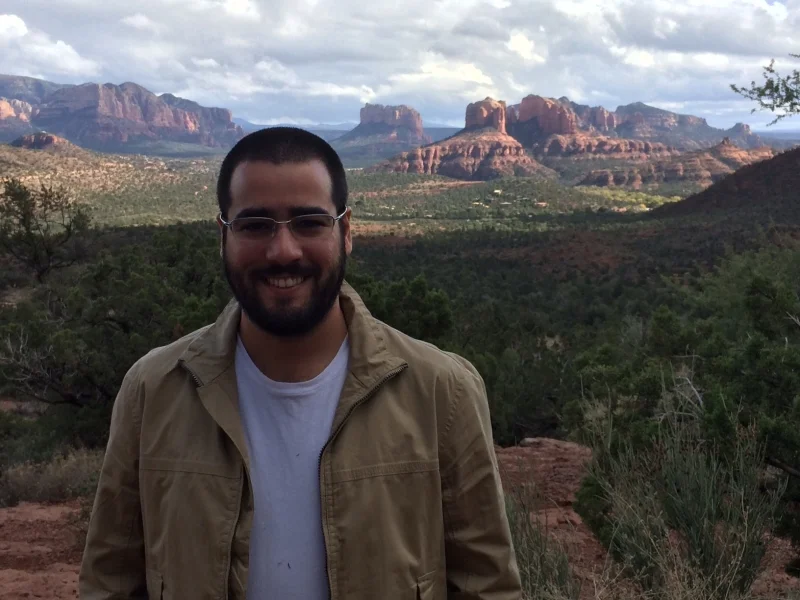  Felipe visiting Sedona and Oak Creek Canyon  11-2-14 