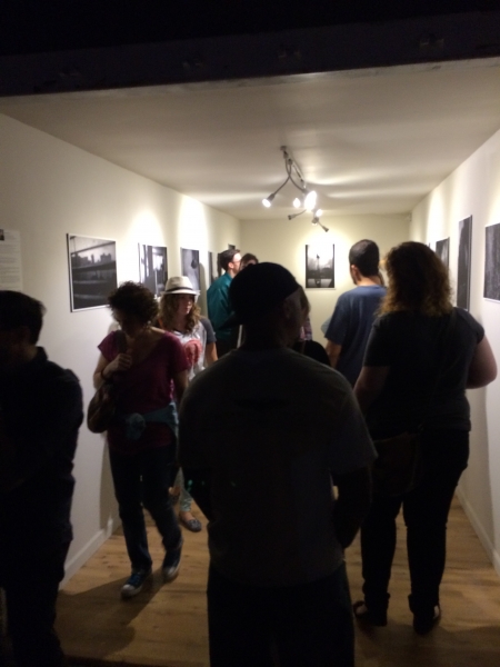  Phoenix First Friday crowd engaged with Wanderson's photos, 11-7-14 