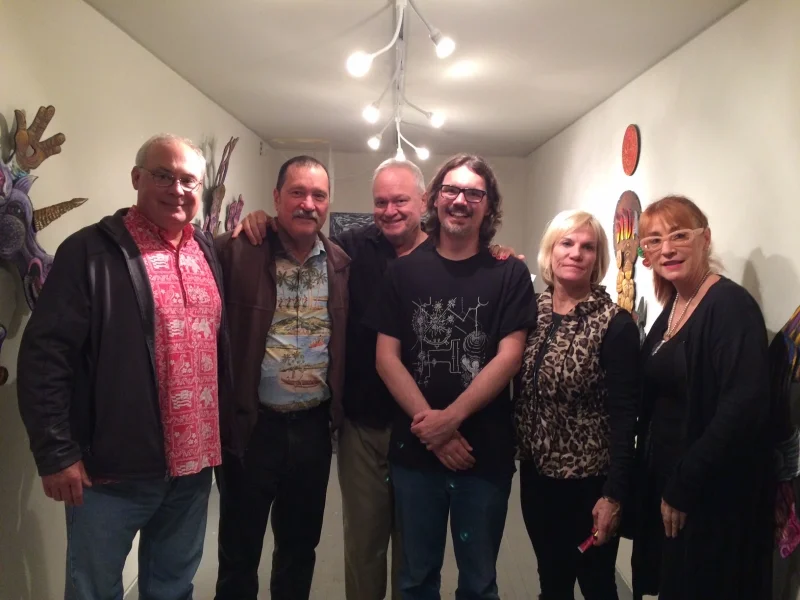  Steve Shields, Dave Decker, Ted Decker, Dain Gore, Denise Decker, Kathleen Bishop, First Friday, 12-5-14 
