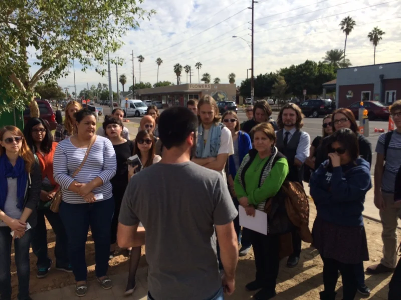  Felipe speaking with ASU students, 11-21-14 