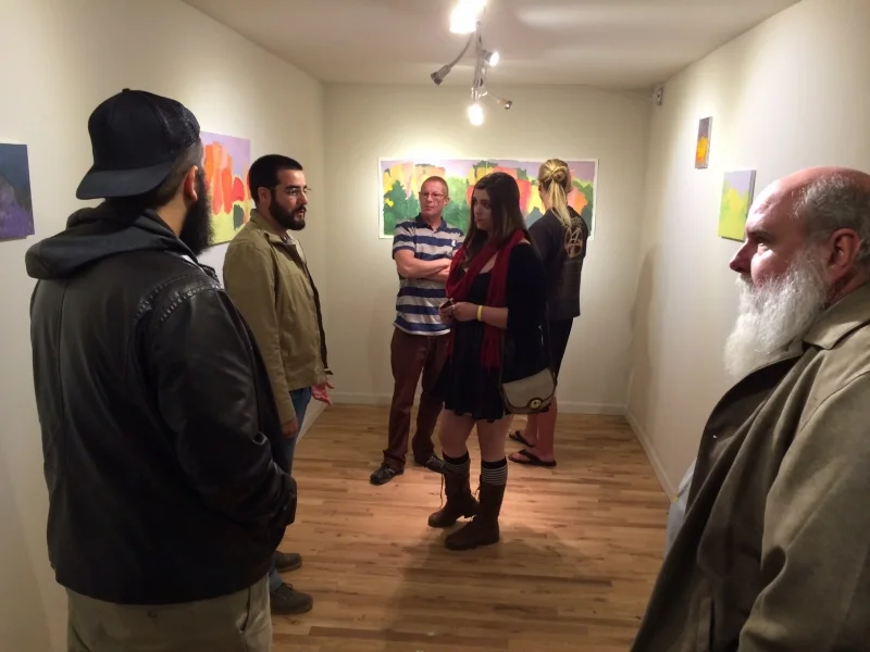  Felipe speaking with Mesa Community College students, 11-21-14 