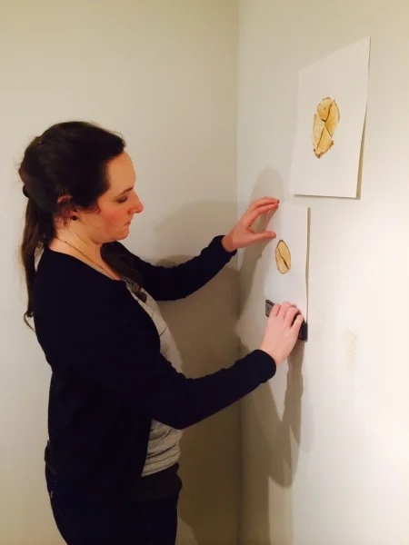 Photo Credit: Ted Decker installing, 1-15-15