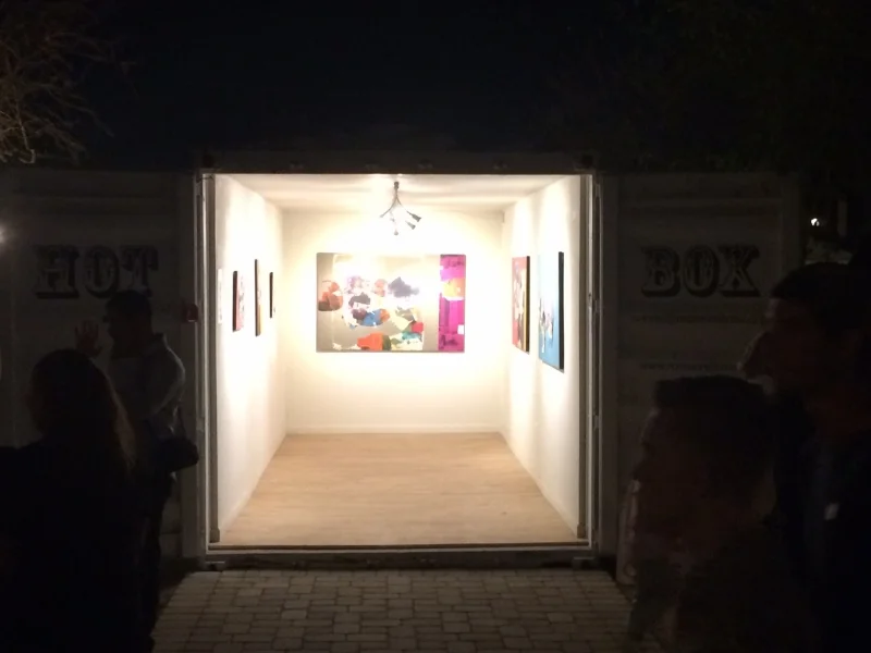  First Friday, Najelaa show, 4-3-15. Photo credit - Ted Decker 