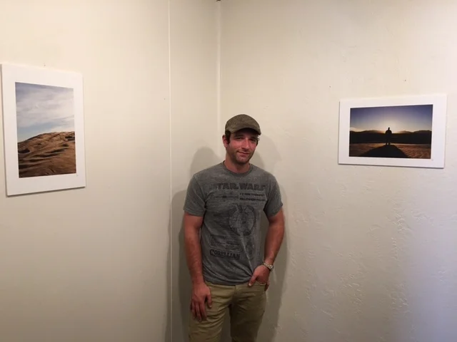Caleb Duhaime in his Exhibition, 4-16-16