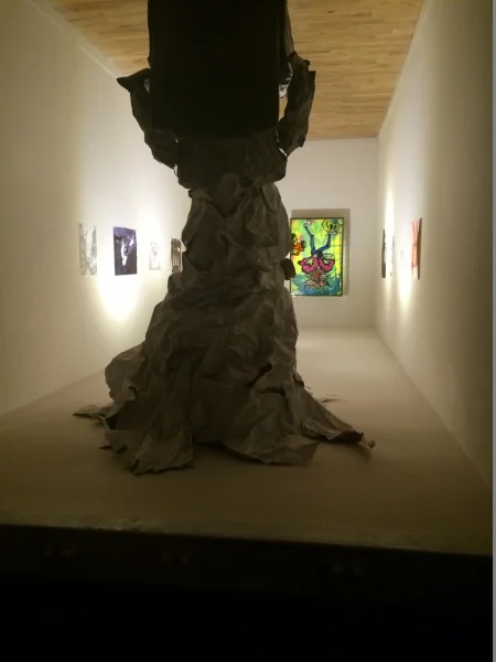  Outside view of Takashi Hara sculpture, 11-6-15 