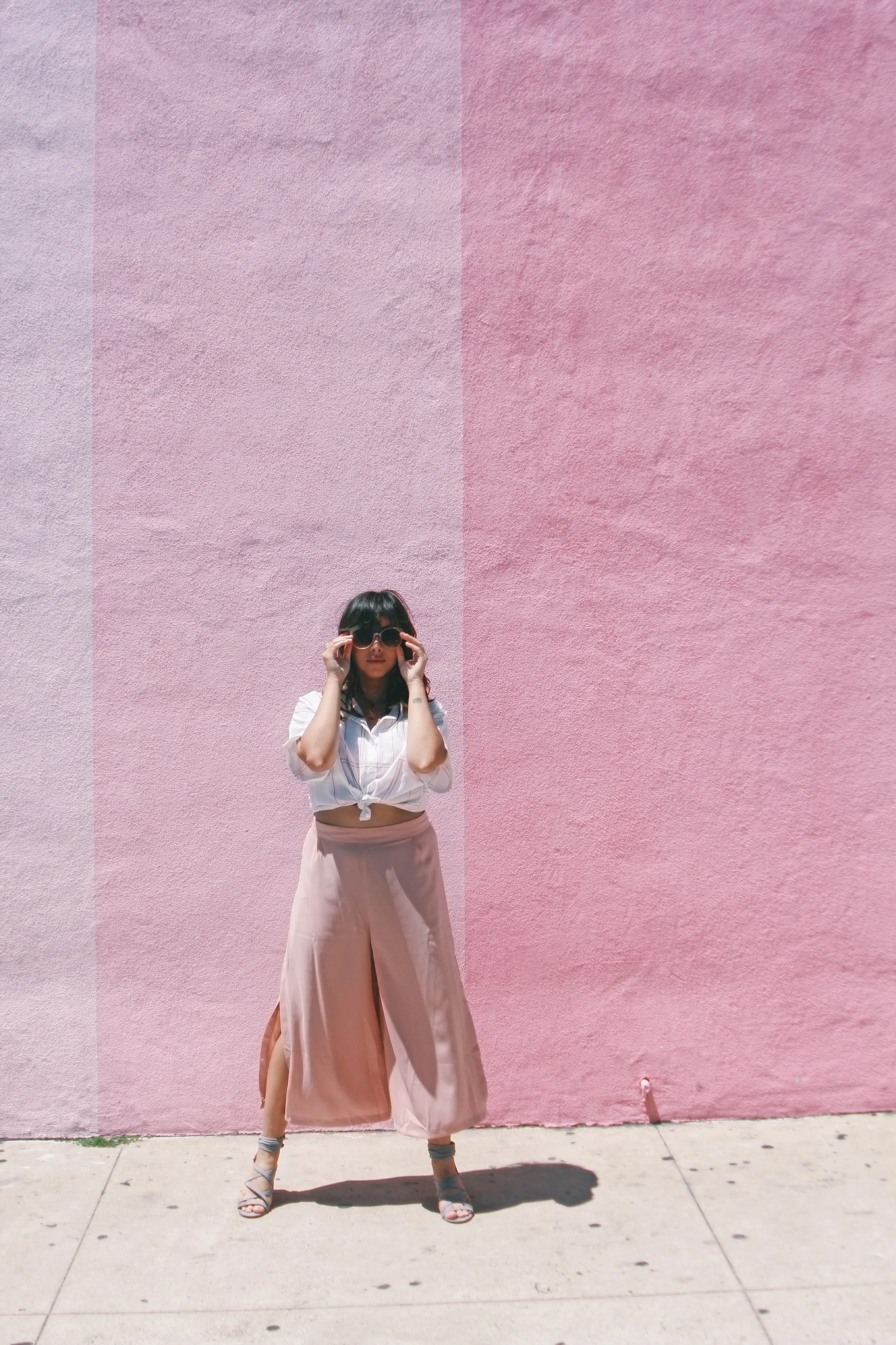 Blusa: SheIn Culottes: Graffiti Beach Boutique Sapatos: Shoe Dazzle