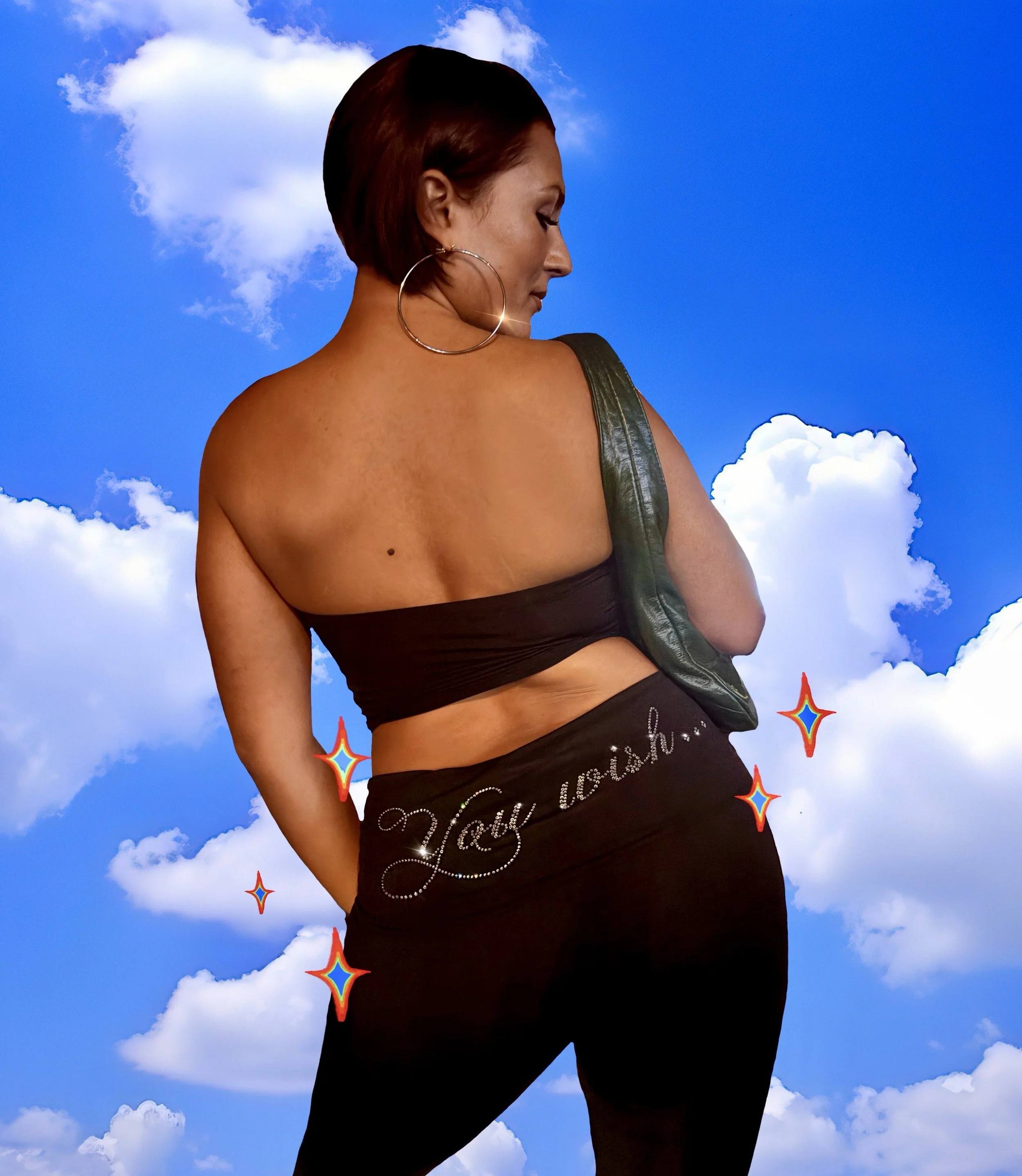 You Wish flared leggings