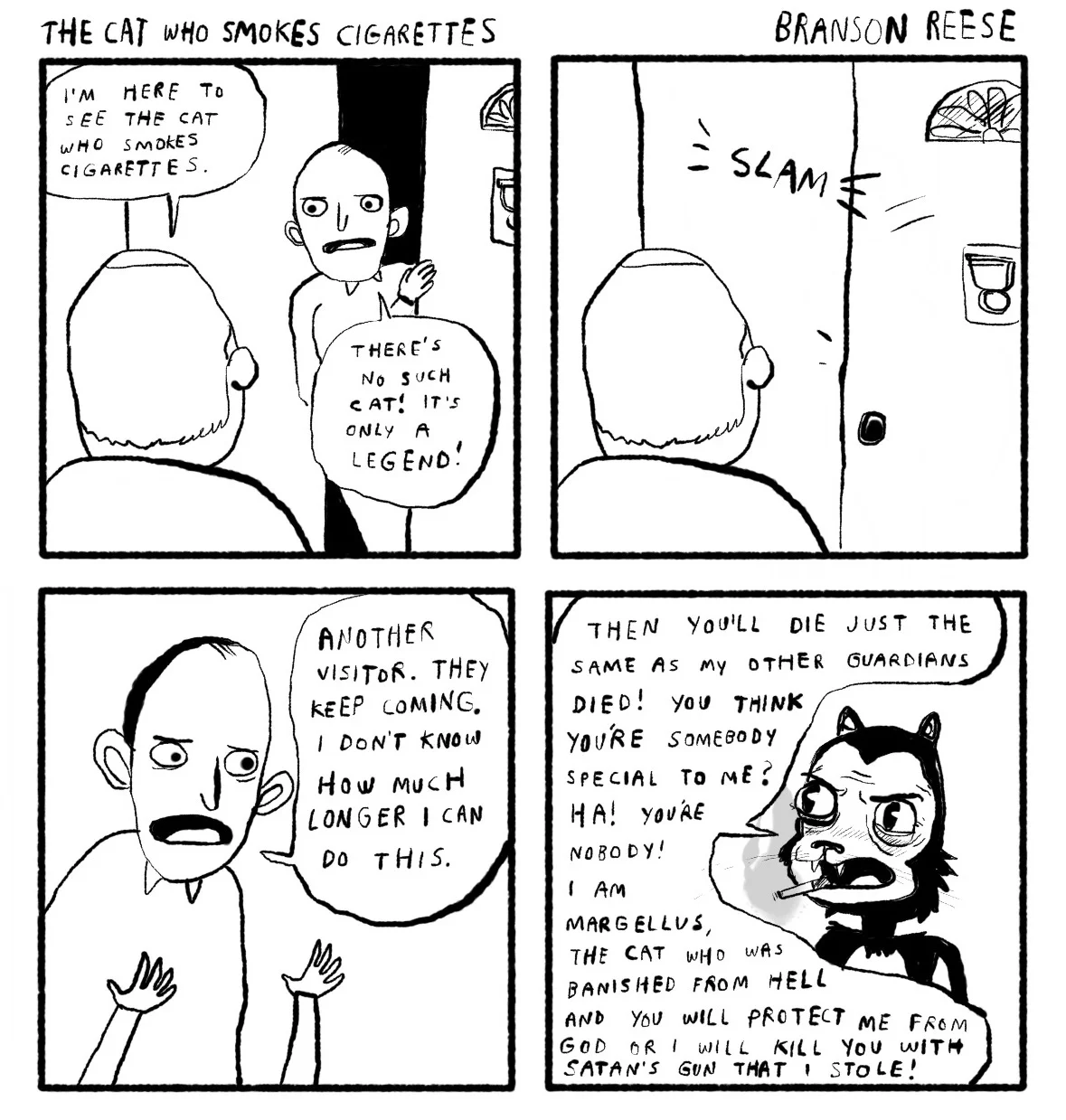 The Cat Who Smokes Cigarettes