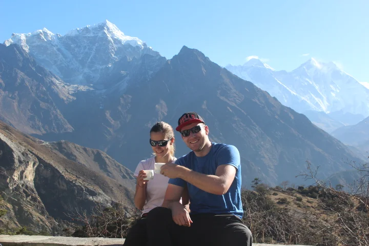 Enjoy a cup of hot masala tea in Everest View hotel.