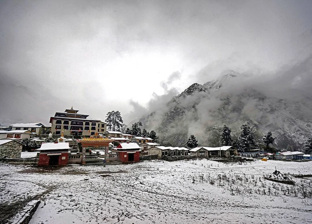 Tengboche monastery by Mohan Duwal