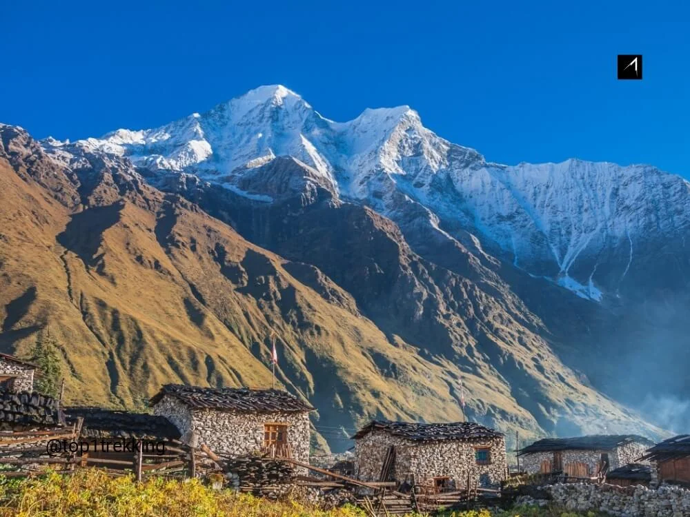 Traditional Tibetan Shyala village in Nupri