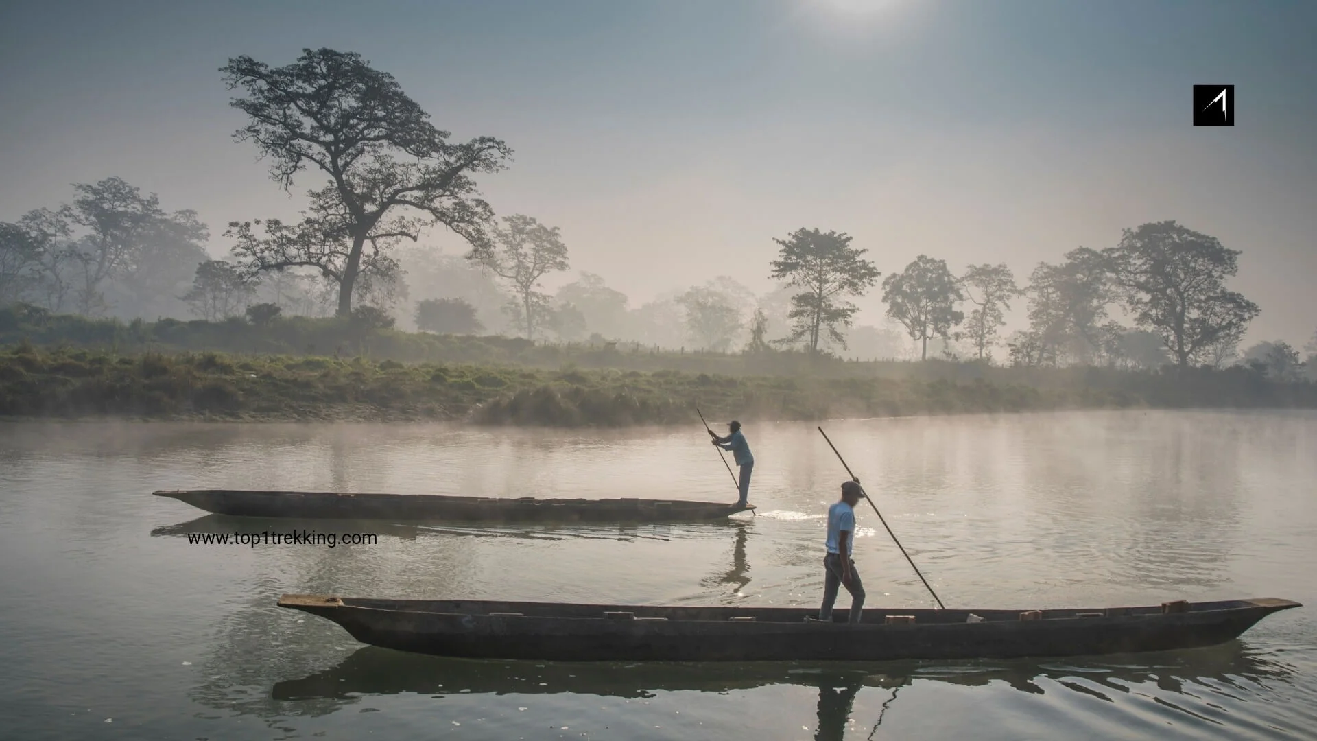 Chèo thuyền - Chitwan