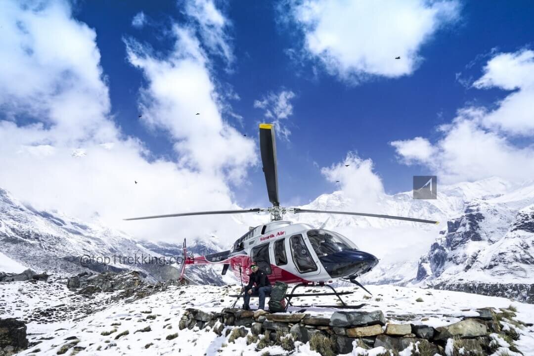 Du lịch Nepal bằng trực thăng ngắm Himalaya
