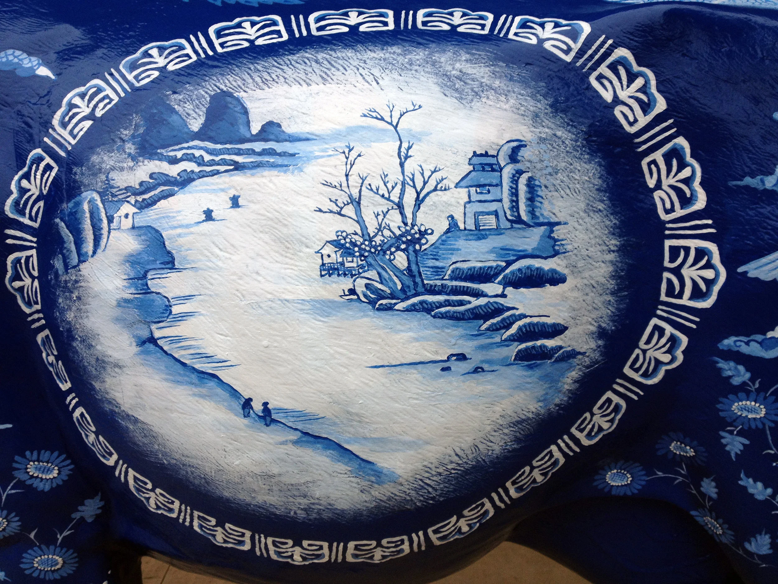 detail Ming Cow scene