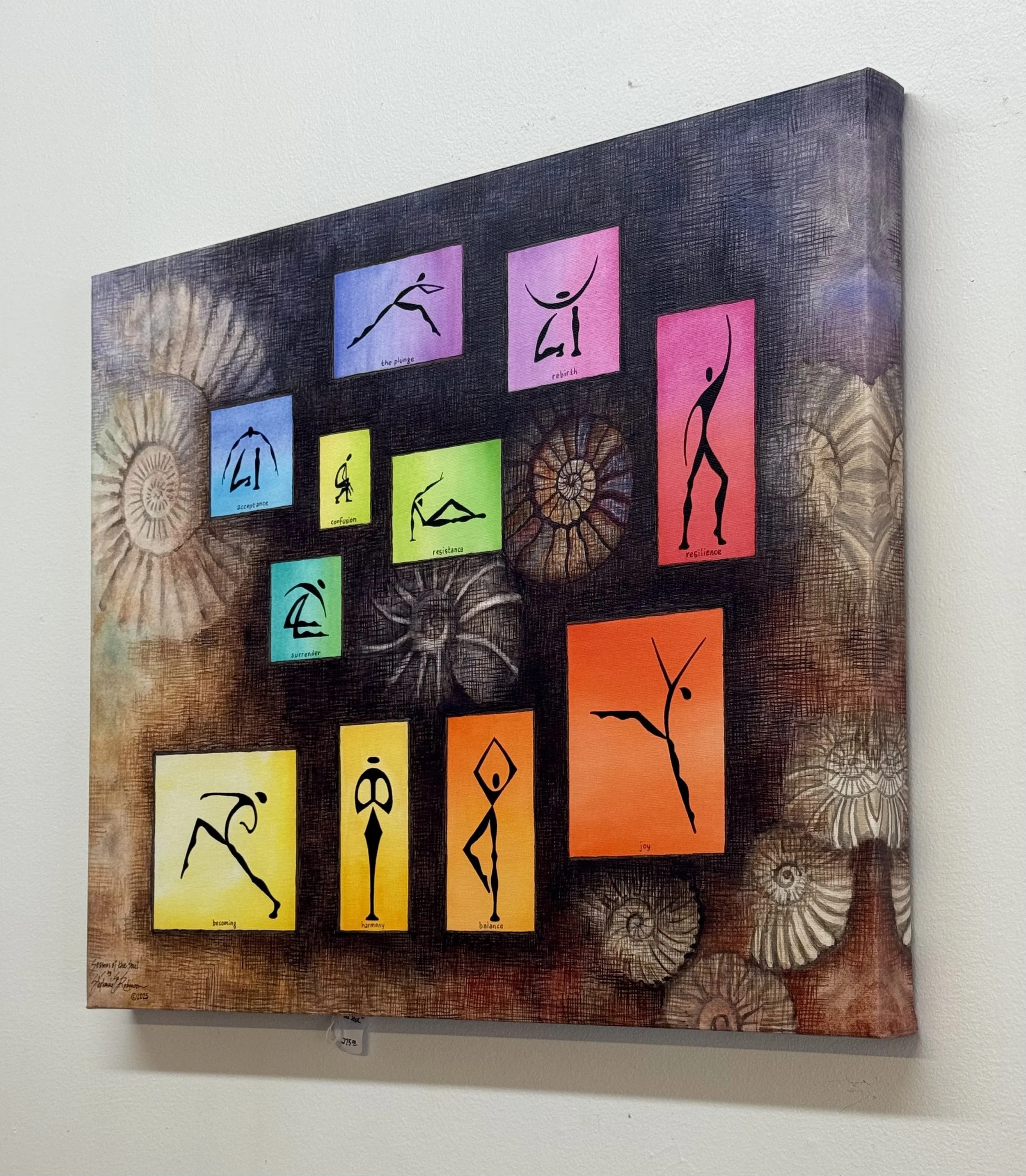 Seasons of the Soul: the Spiral Dance by Stephanie Robinson, gallery wrapped canvas