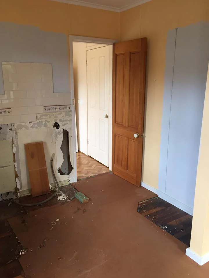 Asbestos removal was one expensive contingency in my home!  Source: Supplied.