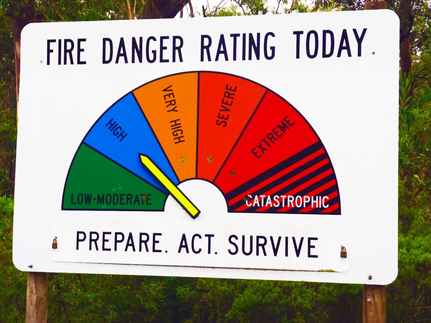 The Fire Danger Rating.  Source: Supplied.