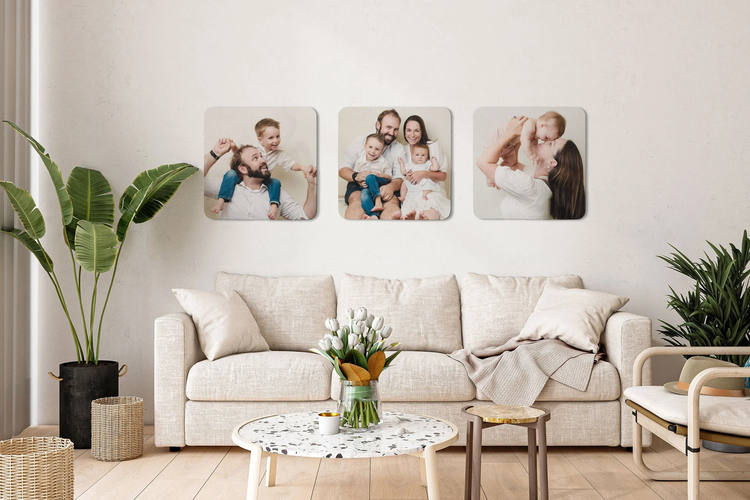 Linear Large Wood Panel Collection 20"x20"