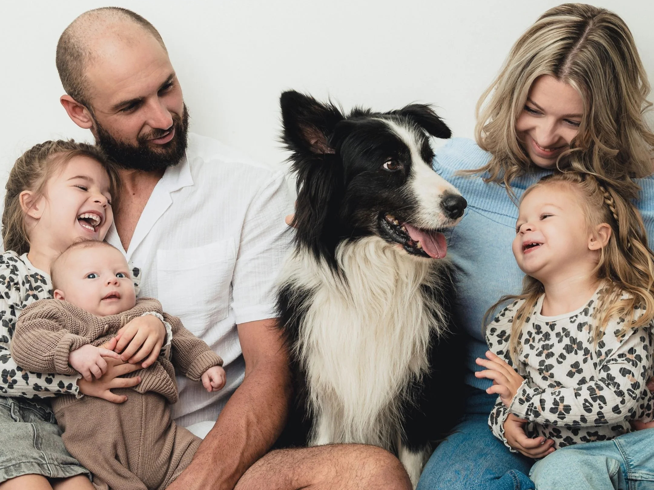 Natural feeling family and kids photography at home in Sydney.  Laughing and playing.