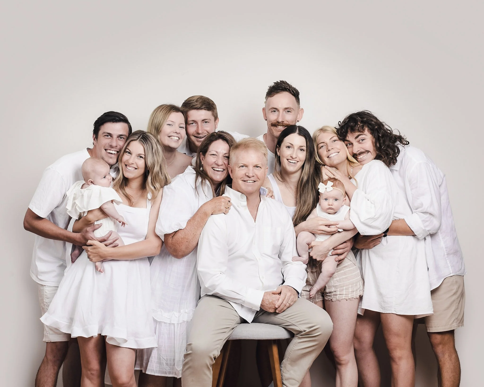 Natural newborn and family photography in a Sydney home