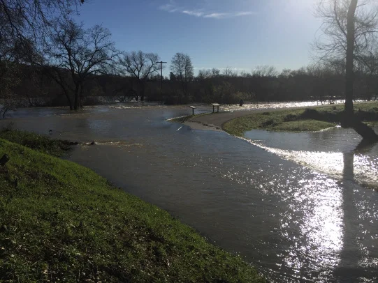 The South Trail was impassable on February 14, 2017