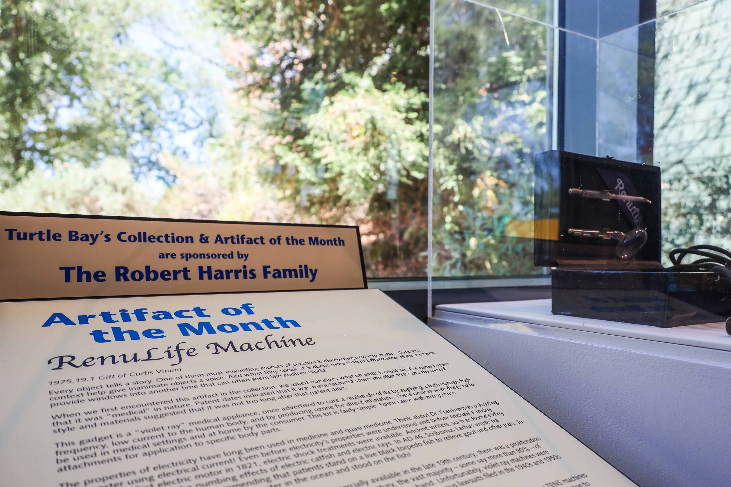 Artifact of the Month: RenuLife “Violet Ray” Machine