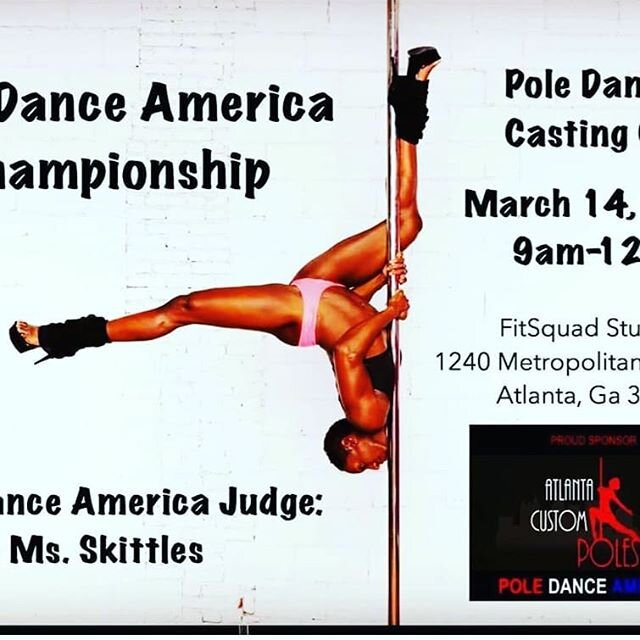 3 weeks away until the 2020 PDA Pole Competition! 
Hosted by PDA and Atlanta Custom Poles @ Fitsquad Studios March 14th and 15th! 
Are you ready?!?
Cash prizes!
Pole raffles!
Free giftbag for all competitors!

CLICK HERE FOR COMPETITION RULES AND INF