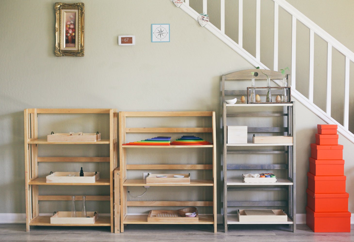 Montessori-Styled Job Shelf