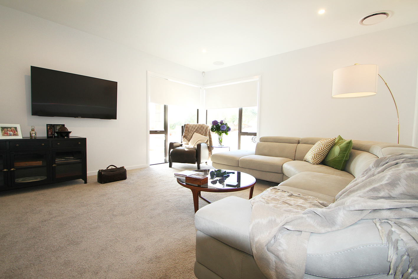 Shared lounge for guests