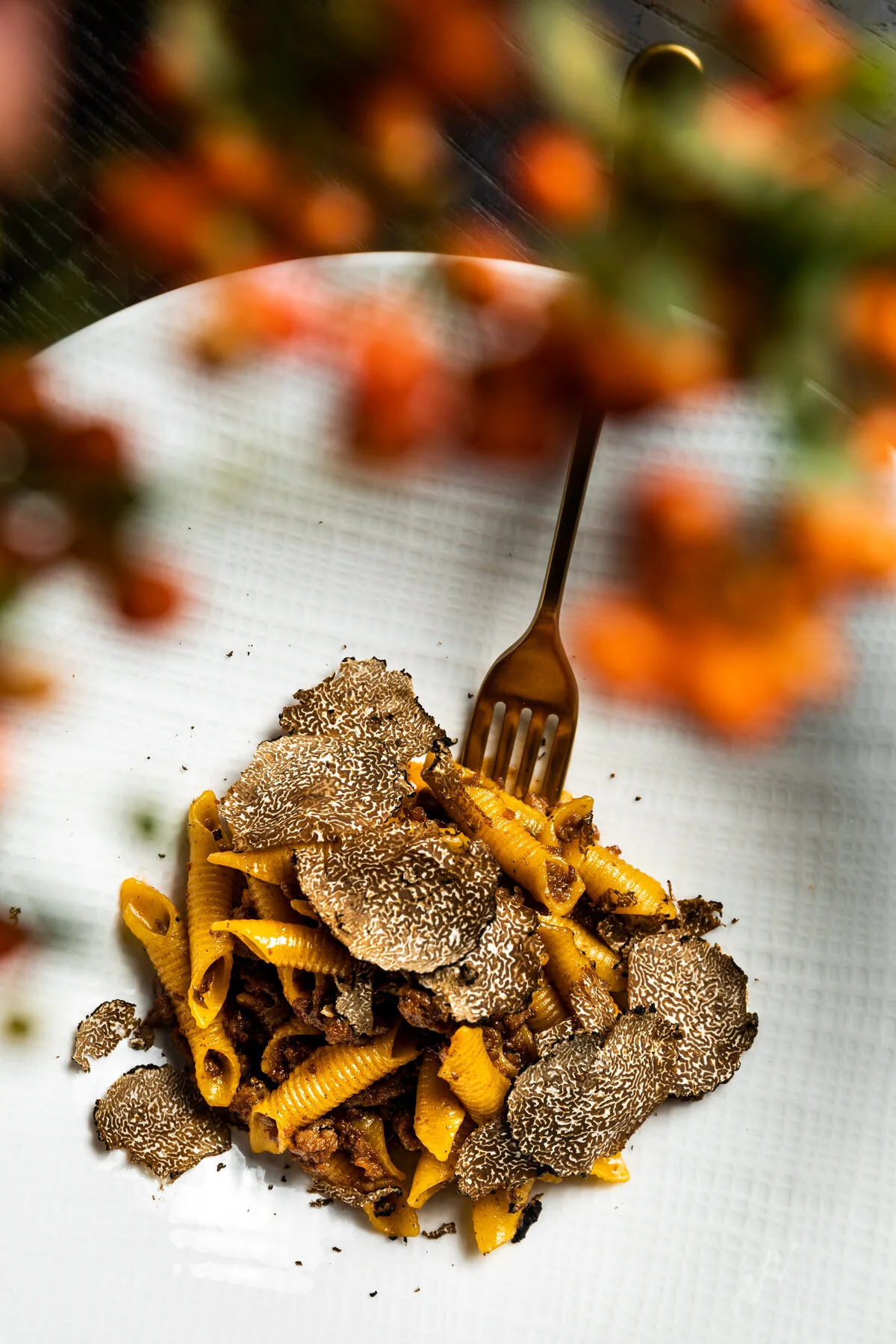 Pasta dish at the Four Seasons Otemachi in Tokyo, Japan