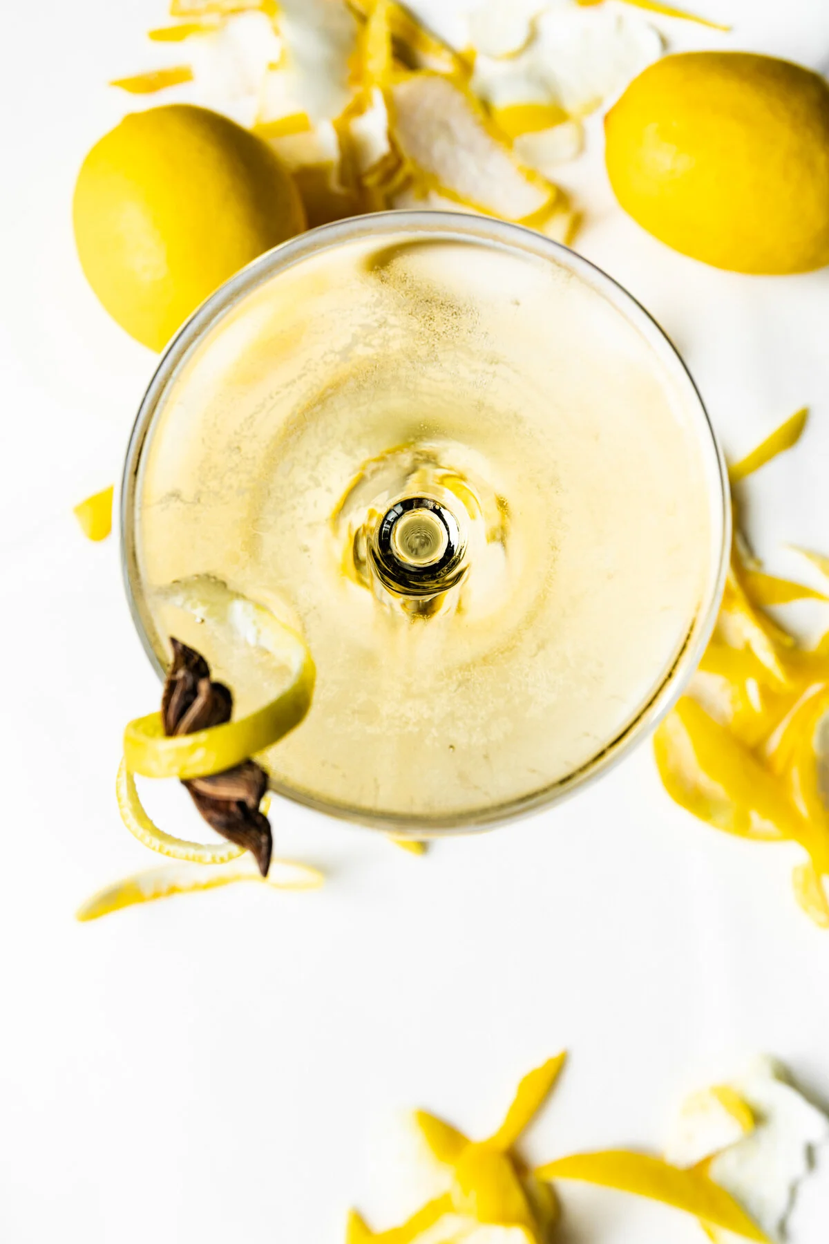 Cocktail with a lemon twist at the Four Seasons Otemachi