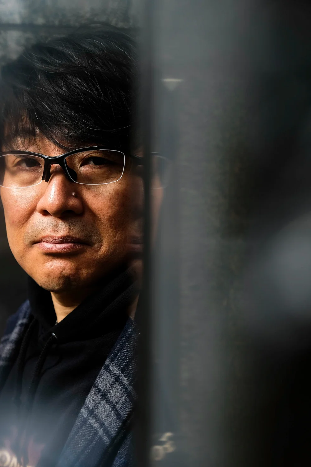  Portrait of Hideaki Itsuno outside of Capcom Headquarters in Osaka, Japan. 