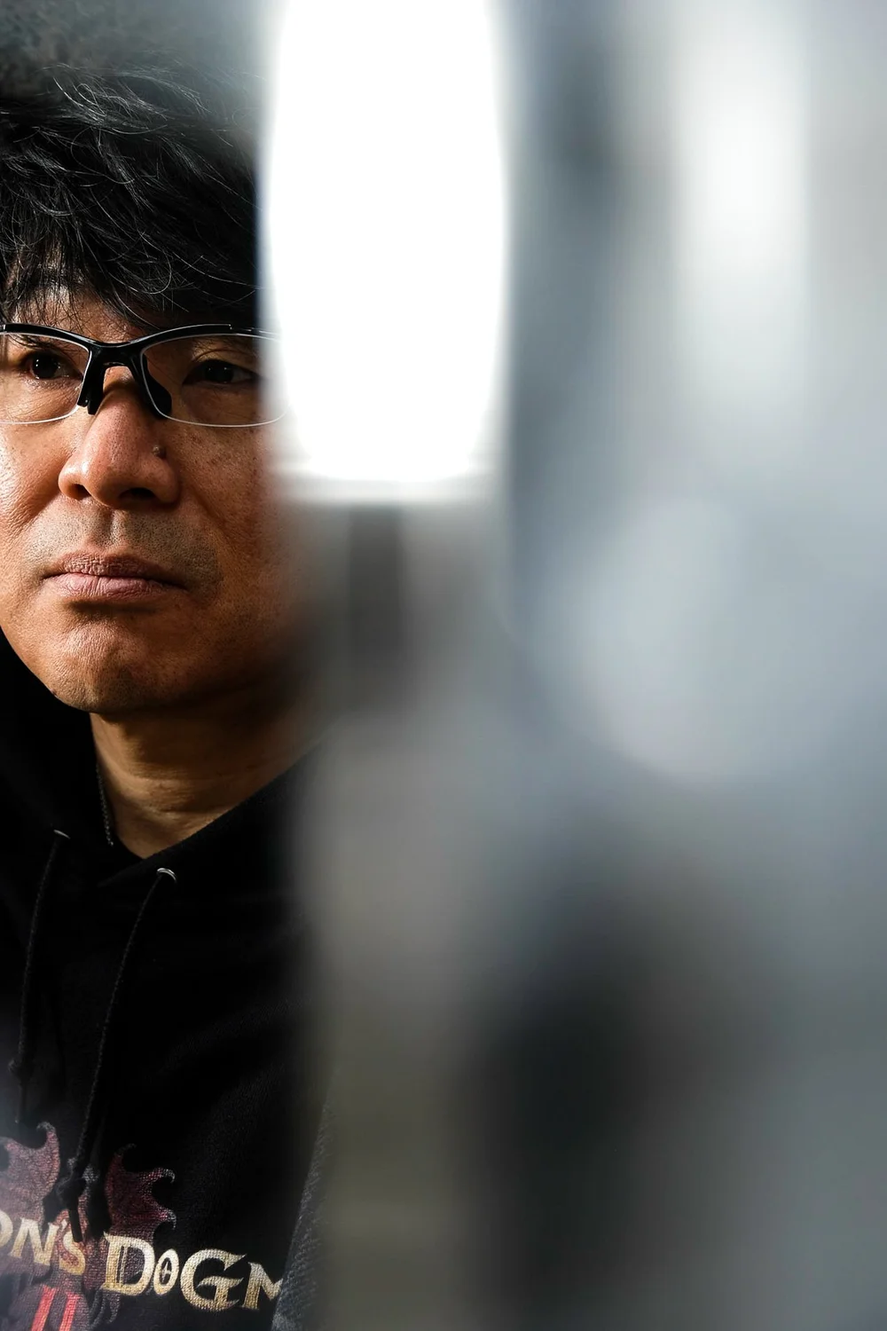  Portrait of Hideaki Itsuno outside of Capcom Headquarters in Osaka, Japan. 