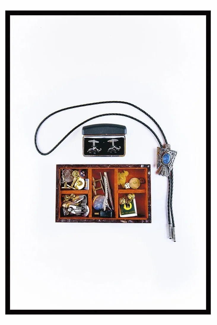 My father's bolo and special trinkets box