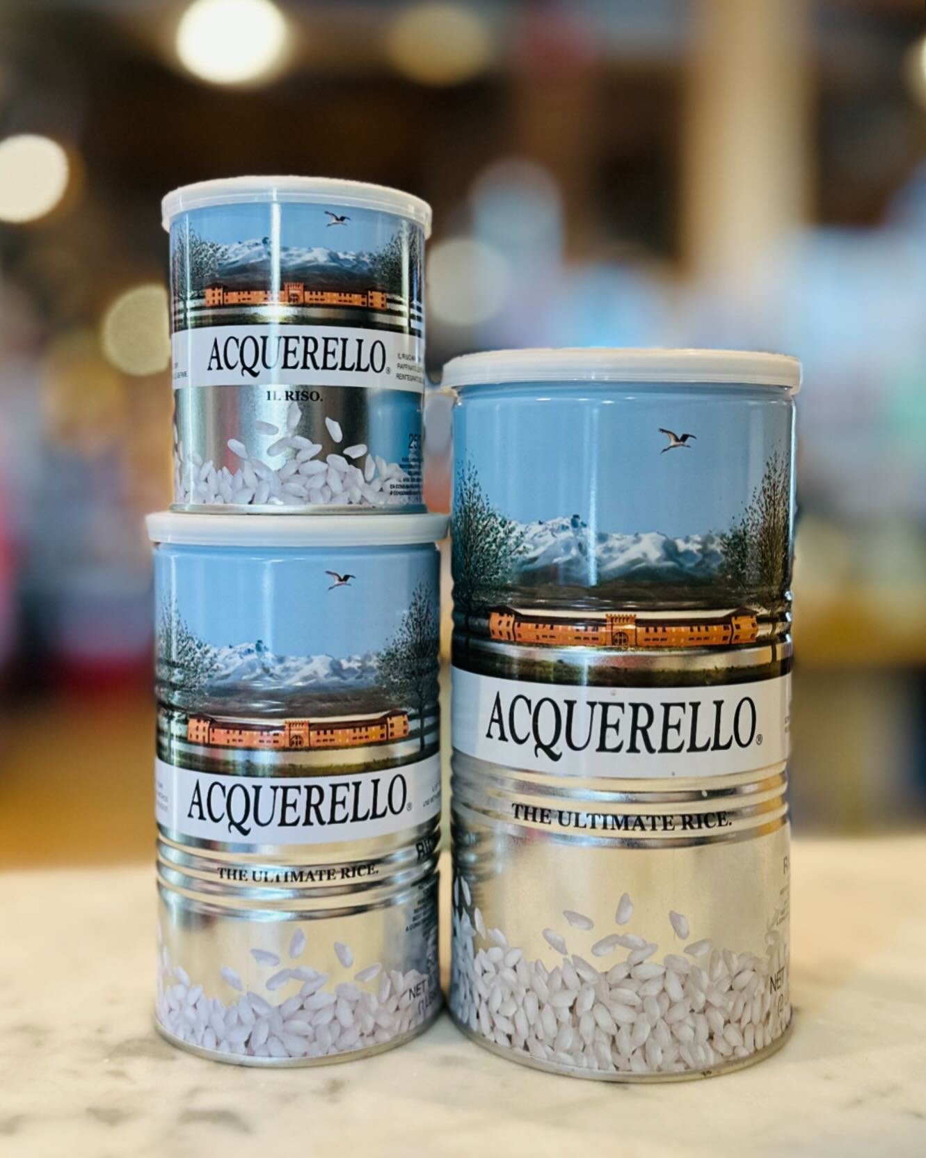 ✨What&rsquo;s for dinner tonight? It seems like a great night for risotto!

This aged Carnaroli rice from @risoacquerello is one of our favourites&mdash;rich, flavourful, and impeccably produced. 

Pick up a tin, along with some of our house-made sto