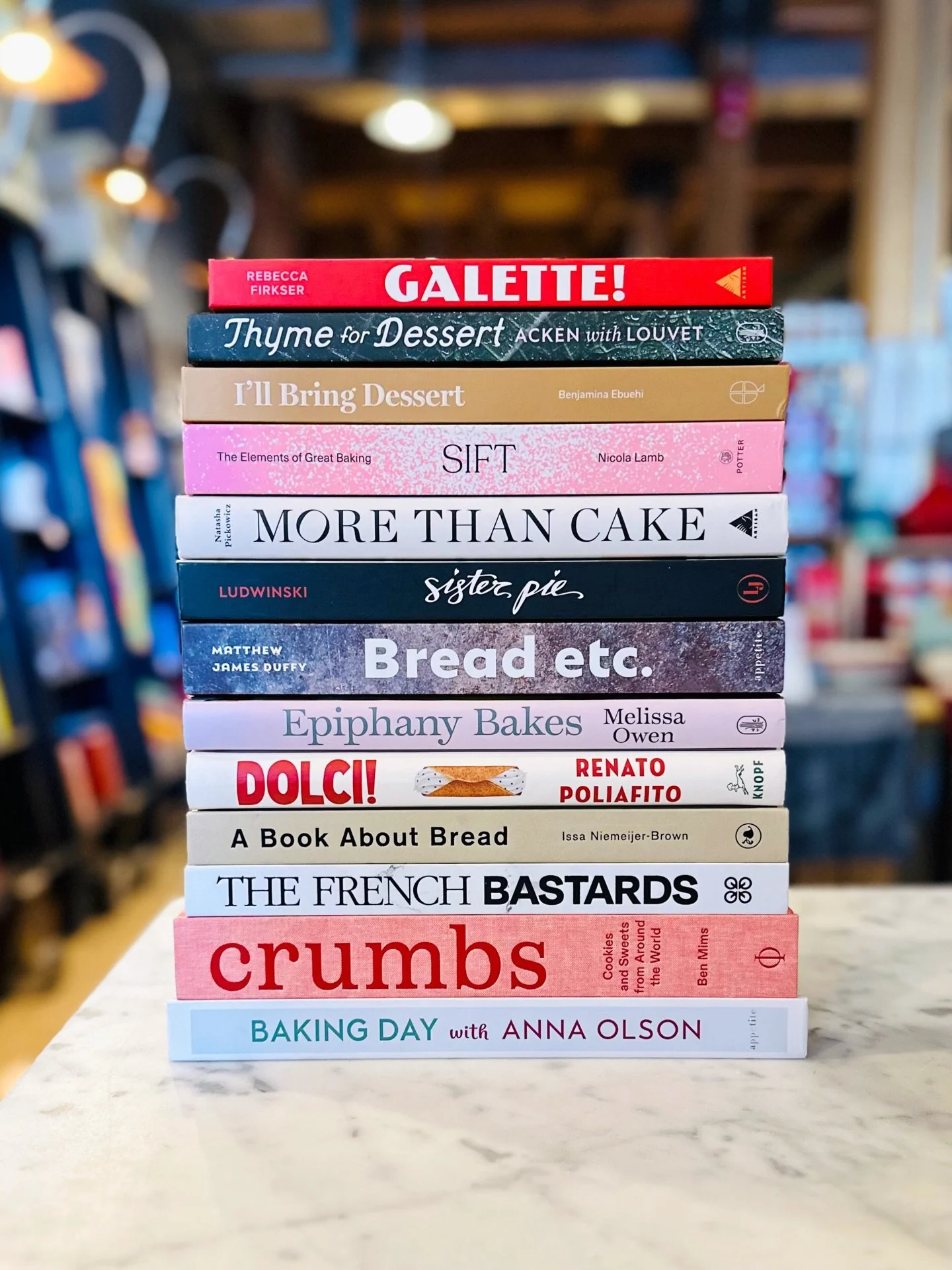 ✨It turns out that January was National Baking Month. The good news is it&rsquo;s never too late to bake!

With that in mind, here is a baker&rsquo;s dozen of books to inspire your bakes this year. Come by and browse the shelves for a whole bunch of 