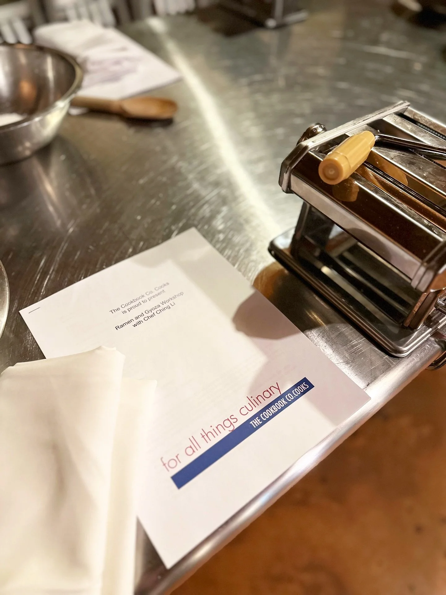 ✨Looking for something fun to do this weekend? Join us for a cooking class!

Saturday, March 21
10 am to 2 pm
Ramen and Gyoza Workshop
with Ching Li

ONLY TWO SPOTS LEFT for this popular class!

Guests make Miso Tare, Ramen Noodles, and Gyoza from sc