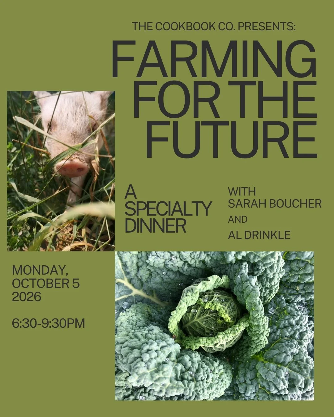 ✨Join us for a very special dinner with Metrovino&rsquo;s Sarah Boucher and Al Drinkle!

The evening will be a celebration of farmers&mdash;of both food and wine&mdash;who have dedicated themselves to thoughtful and holistic approaches to their trade