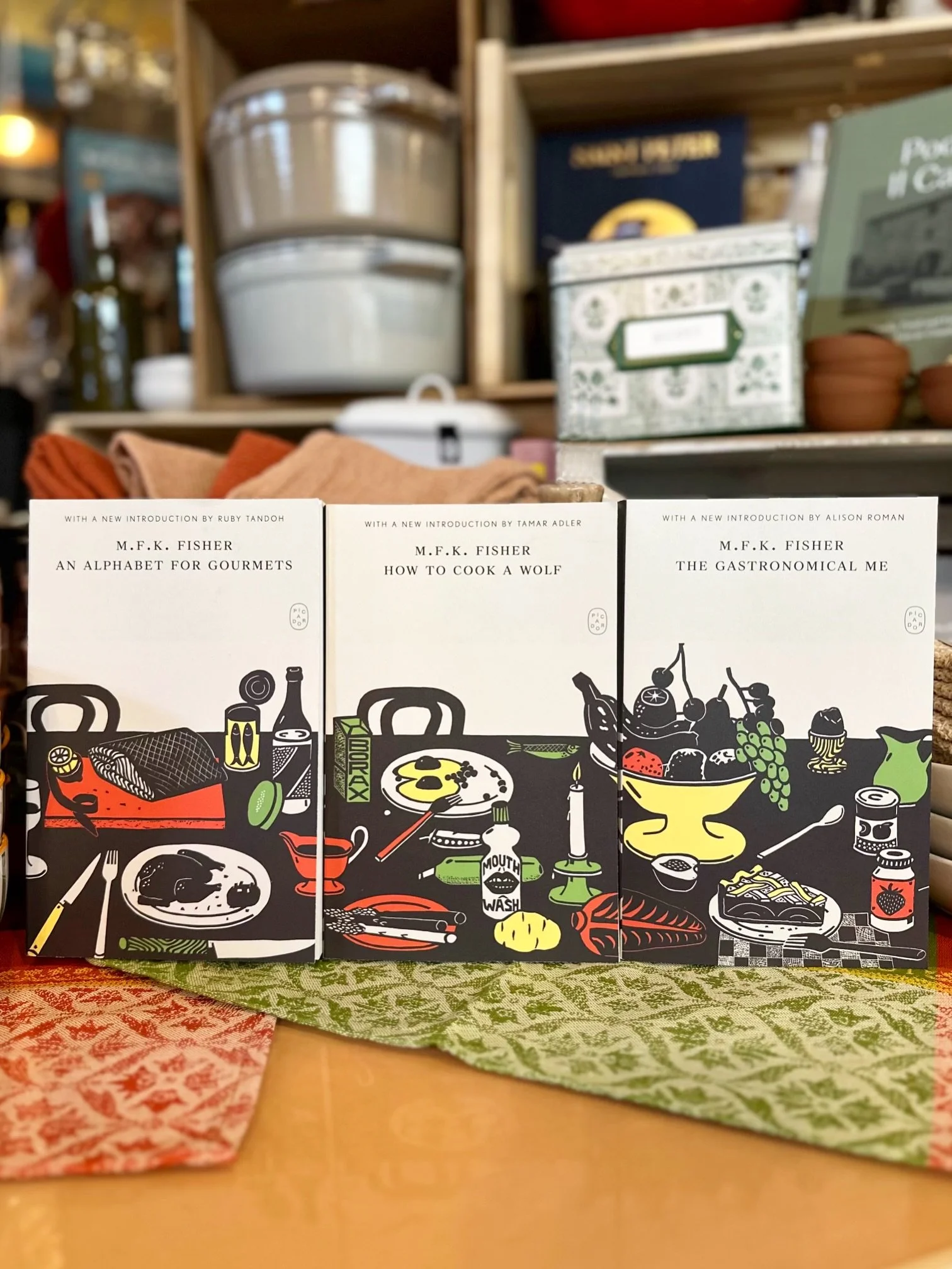 ✨ Ooh-la-la! Look at these gorgeous new M.F.K. Fisher reissues from Picador Books!

Fisher is one of the world&rsquo;s most celebrated food writers, and these reissues feature new introductions from some important figures in contemporary culinary con